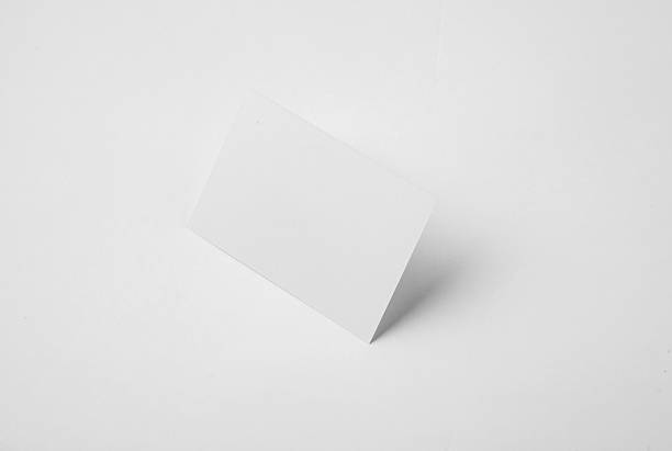 istock Blank identity business card with clear white background 509725046