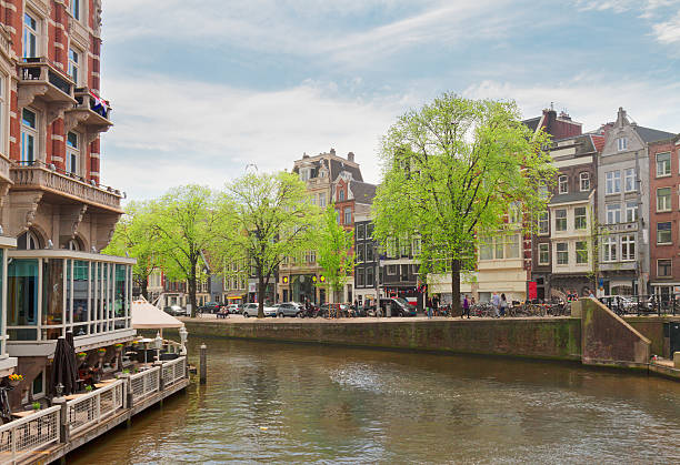 istock old houses in Amsterdam 509725920