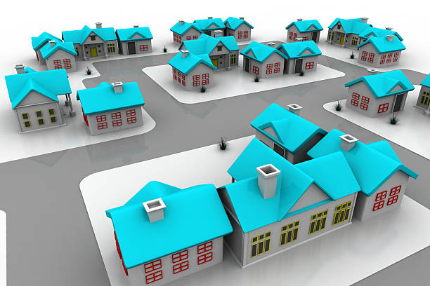 istock Group of cottages 509726659