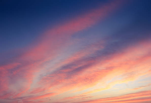 istock Scenic orange sunset sky background 509726745