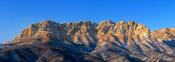 istock Ulsan bawi Rock in Seoraksan mountains in winter, South Korea. 509727586