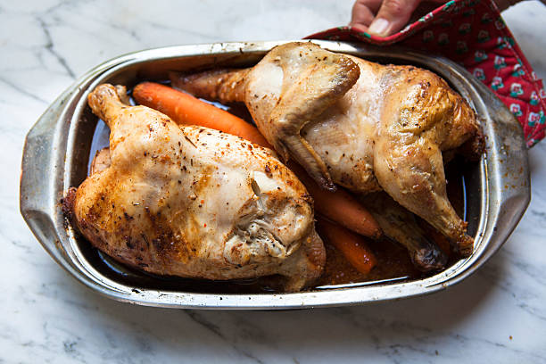 istock Roasted Chicken with Vegetables on Platter 509727701