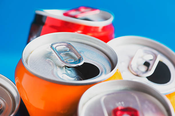 istock Colorful Aluminum can, recycled doses 509729314