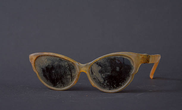 istock Old dirty  cat eye shaped sunglasses 509730466