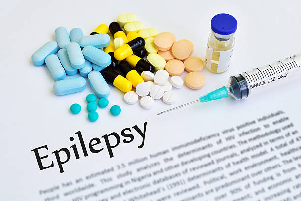Epilepsy treatment stock photo