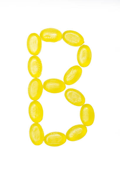 istock B letter made of colors candy 509731082