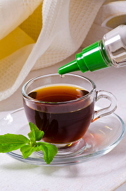 Stevia Drops. Natural Sweetener.
