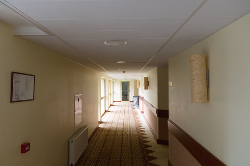 corridor with harvest stock in hotel