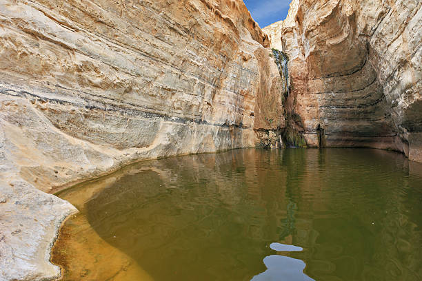 istock Sandstone walls of canyon form round bowl 509754863