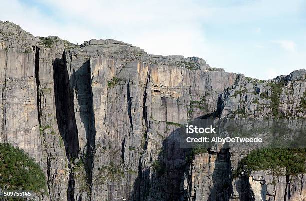 Preikestolen Seen From The Other Side Of Lysefjorden Stock Photo - Download Image Now