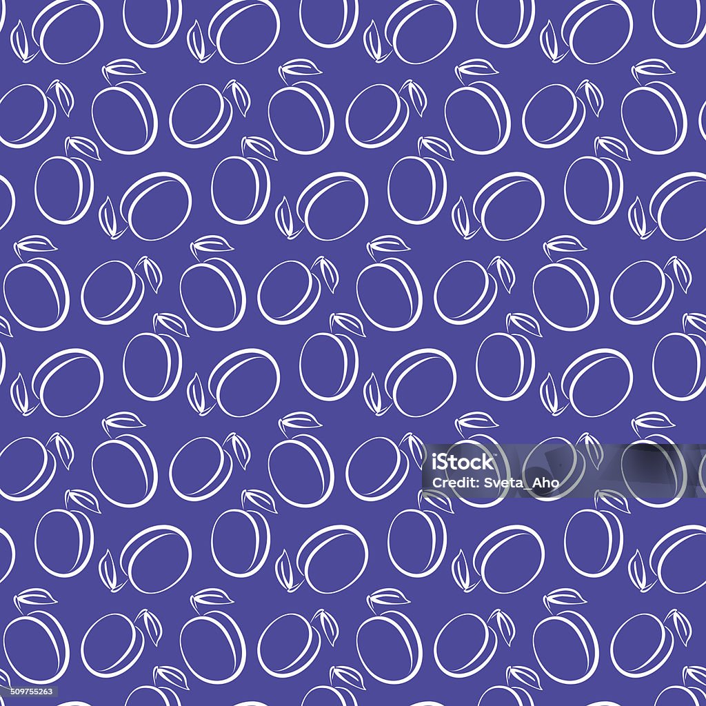 Plum Flutter Pattern Plum Pattern Stock Illustration - Download Image Now - Abstract ...