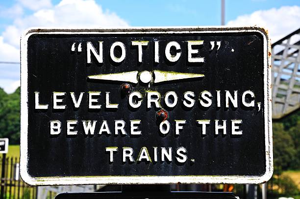 istock Beware of trains sign, Highley. 509759409