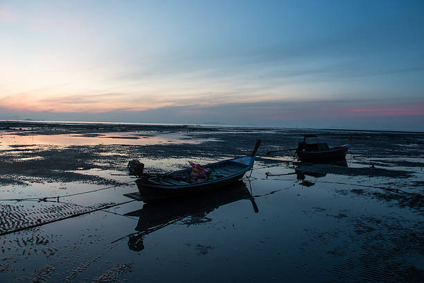 istock Fishing boat on sea,Silhouette 509760837
