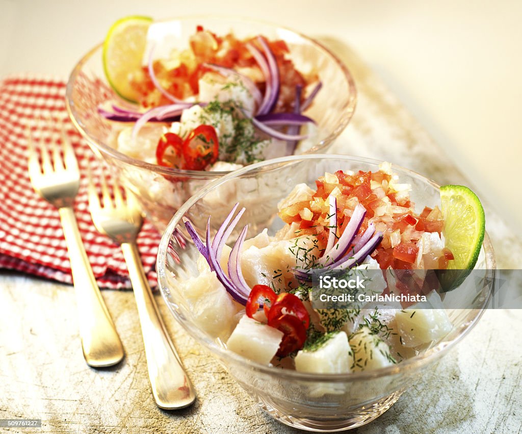 Ceviche Peruvian food Ceviche. Raw fish marinated on lime juice. Peru Stock Photo Ceviche Peruvian food Ceviche. Raw fish marinated on lime juice. Peru Stock Photo