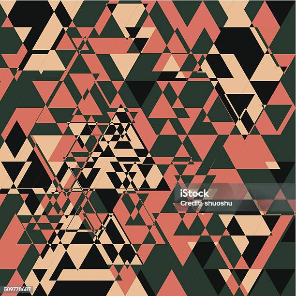 Ilustración de Patrón Abstracto Colorido Fondo De Triángulo y más Vectores Libres de Derechos de Abstracto - Abstracto, Color negro, Colorido