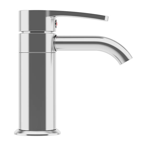 istock modern chrome faucet isolated on white background 509779357