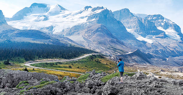 istock Man Photographing in Columbia ice 509779753