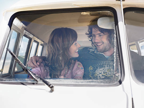 istock Happy Loving Couple In Campervan 509779993