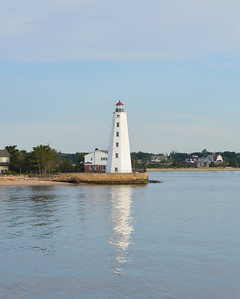 Lynde Point Lighthouse stock photo