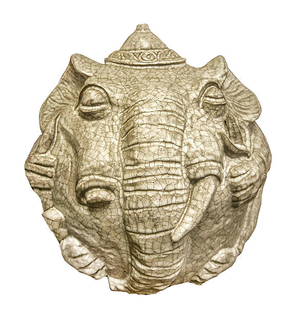 istock Ganesha isolated on white background 509780669