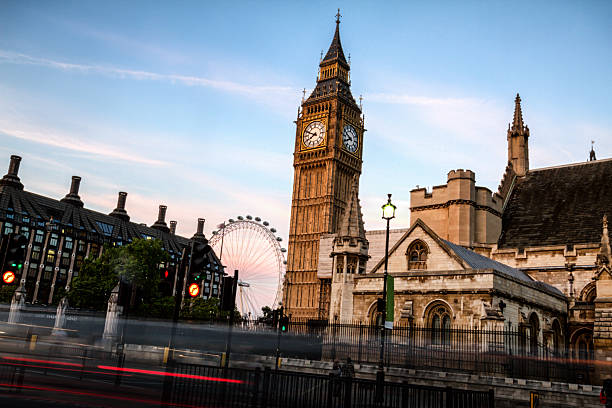istock Big Ben Clock Tower Nighttime, London Skyline Long Exposure 509780751