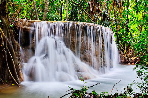 istock Waterfall in the rain forest, Thailand. 509780883