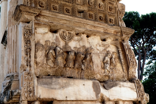 Arch Of Titus Releif Art