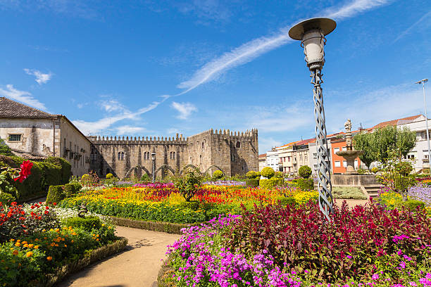 Santa Barbara garden in Braga Santa Barbara garden in Braga, north of Portugal. braga district stock pictures, royalty-free photos & images