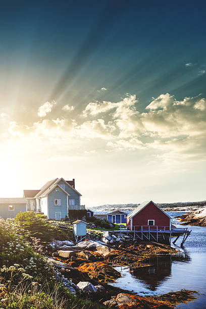 Peggy's Cove village in Nova Scotia