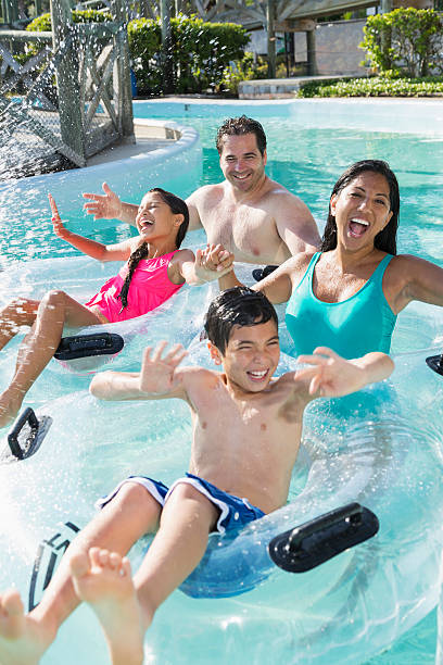 istock Family at water park 509783055
