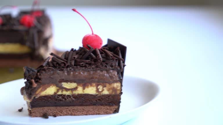 chocolate ice-cream cake