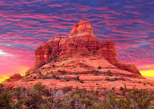 Bell Rock Bell Rock in Sedona, Arizona, USA at sunset. sedona photos stock pictures, royalty-free photos & images