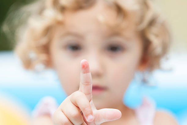 istock Female Girl Child Touching Choosing Pointing 509795210
