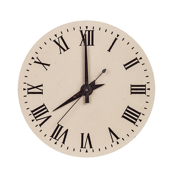 istock Vintage clock face showing eight o'clock 509796148
