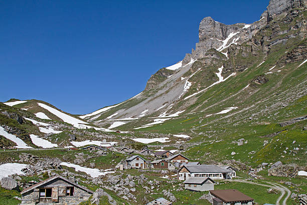 istock pasture village on  Klausenpass 509796204