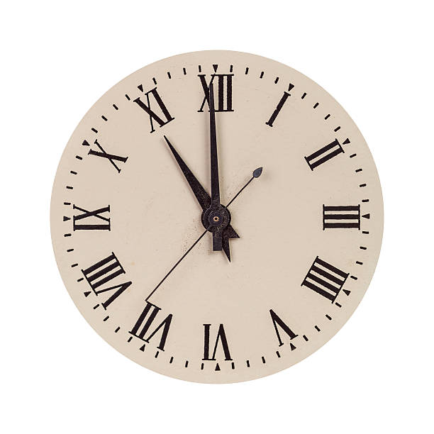 istock Vintage clock face showing eleven o'clock 509800170