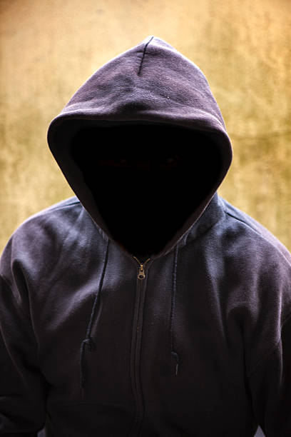 istock Men in  hood without face 509801334