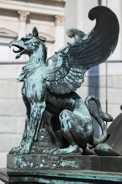 istock Mystical Griffin bronze statue, Vienna, Austria 509801356