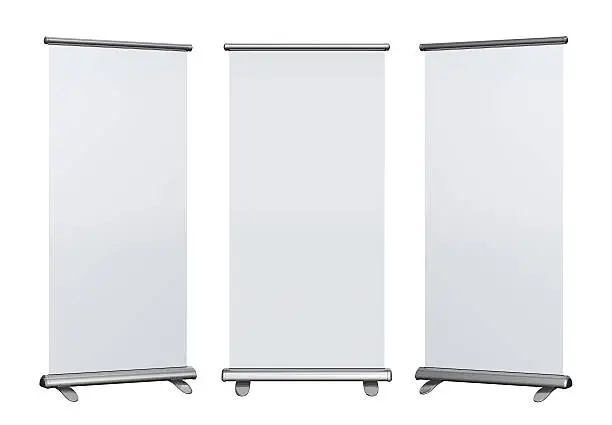 Photo of Blank roll up banner