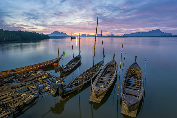 Fisherman village in Sam Chong Tai Pangnga Thailand Fisherman village in Sam Chong Tai Pangnga Thailand phang nga province stock pictures, royalty-free photos & images