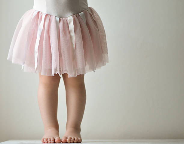 istock Toddler in pink tutu 509804348