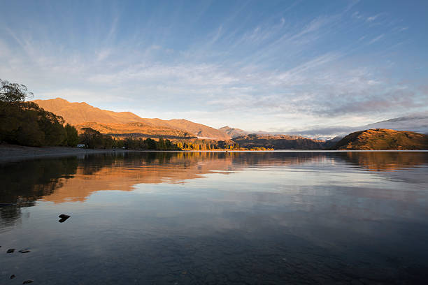 istock Lake Wanaka Sunrise with reflections in still water 509805099