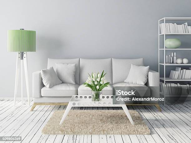 Modern Interior Stock Photo - Download Image Now - Apartment, Architecture, Comfortable