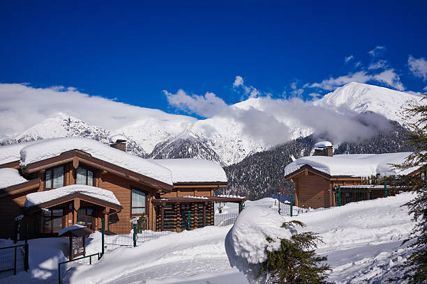 istock Mountains ski resort Caucasus- nature  background 509805370