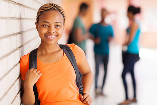 istock african college girl looking at the camera 509805465