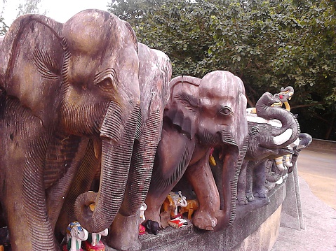 Elephant statues