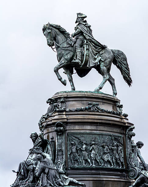 istock George Washington on a rainy day in Philadelphia 509806656