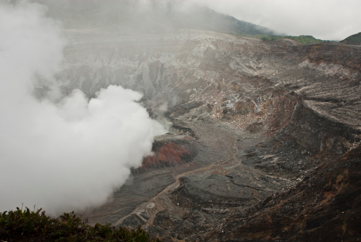 Costa Rica - Poás Volcano National Park - Poás Volcano Crater - Travel Destination