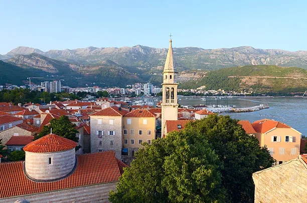 Photo of Old Town and Cathedral of St. John Baptist, Budva, Montenegro