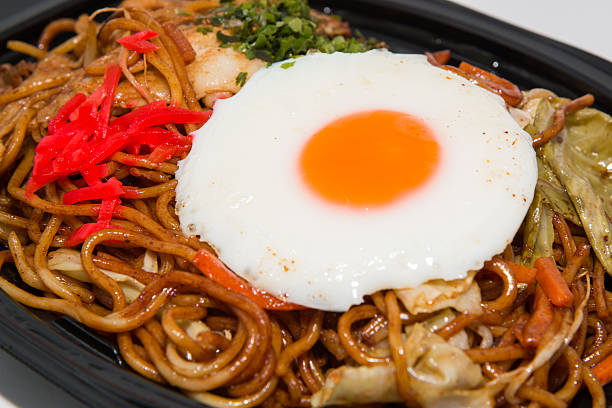istock Yakisoba, Japan food fried egg. 509810964